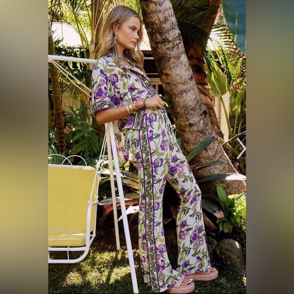 Chasing Unicorns Dead Flower silk Crepe Flares